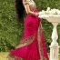 PINK Fashion Women's Georgette Saree With Blouse Piece