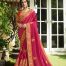 Silk Rani Pink Saree Heavy Embroidery Zari Thread & Coding Work with Embroidery Blouse