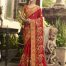 Silk Red Saree Heavy Embroidery Zari Thread & Coding Work with Embroidery Blouse