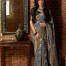 Grey Banarasi Weaving Patola Silk Saree with Blouse