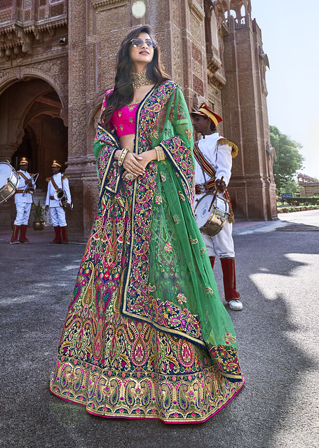 Crystals Stones Lehengas