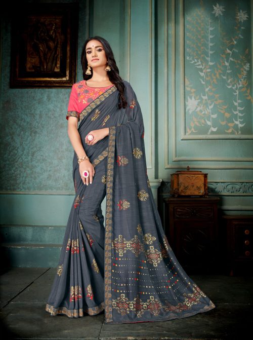 Vichitra Silk Saree